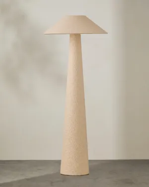 Textural Conical Floor Lamp
