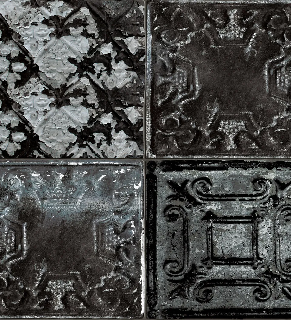 Tin Tile Dark KAMI – Beija DIY Wall Paper