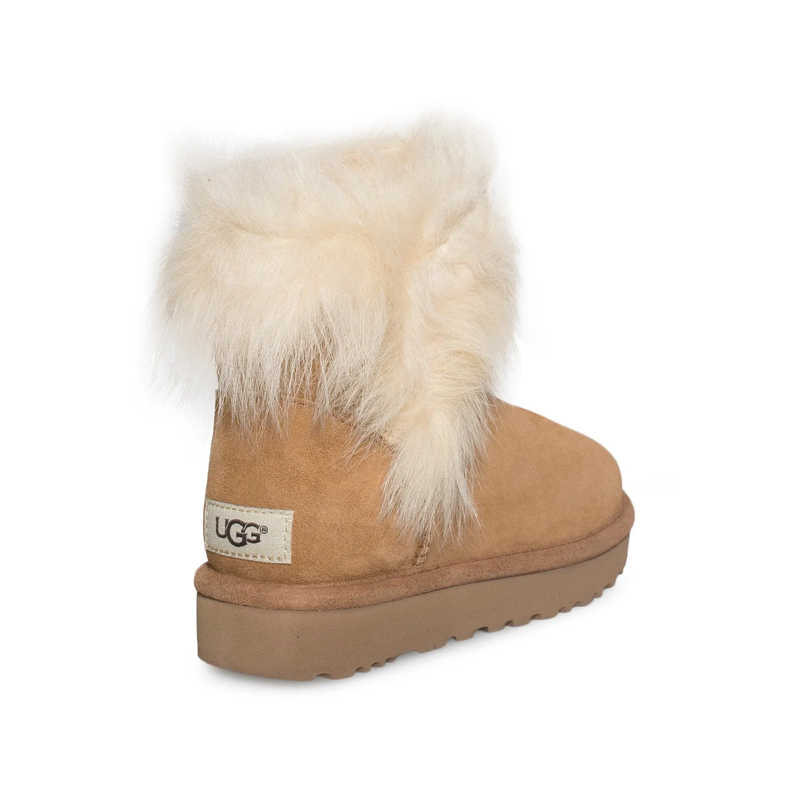 UGG Womens Milla Chestnut Warm Sheepskin Boots