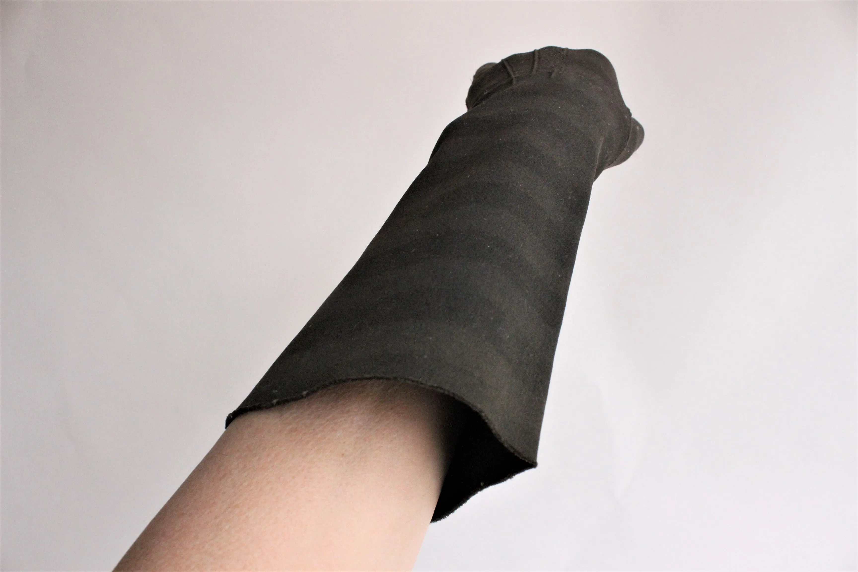 Vintage 1950s 1960s Black Striped Gloves
