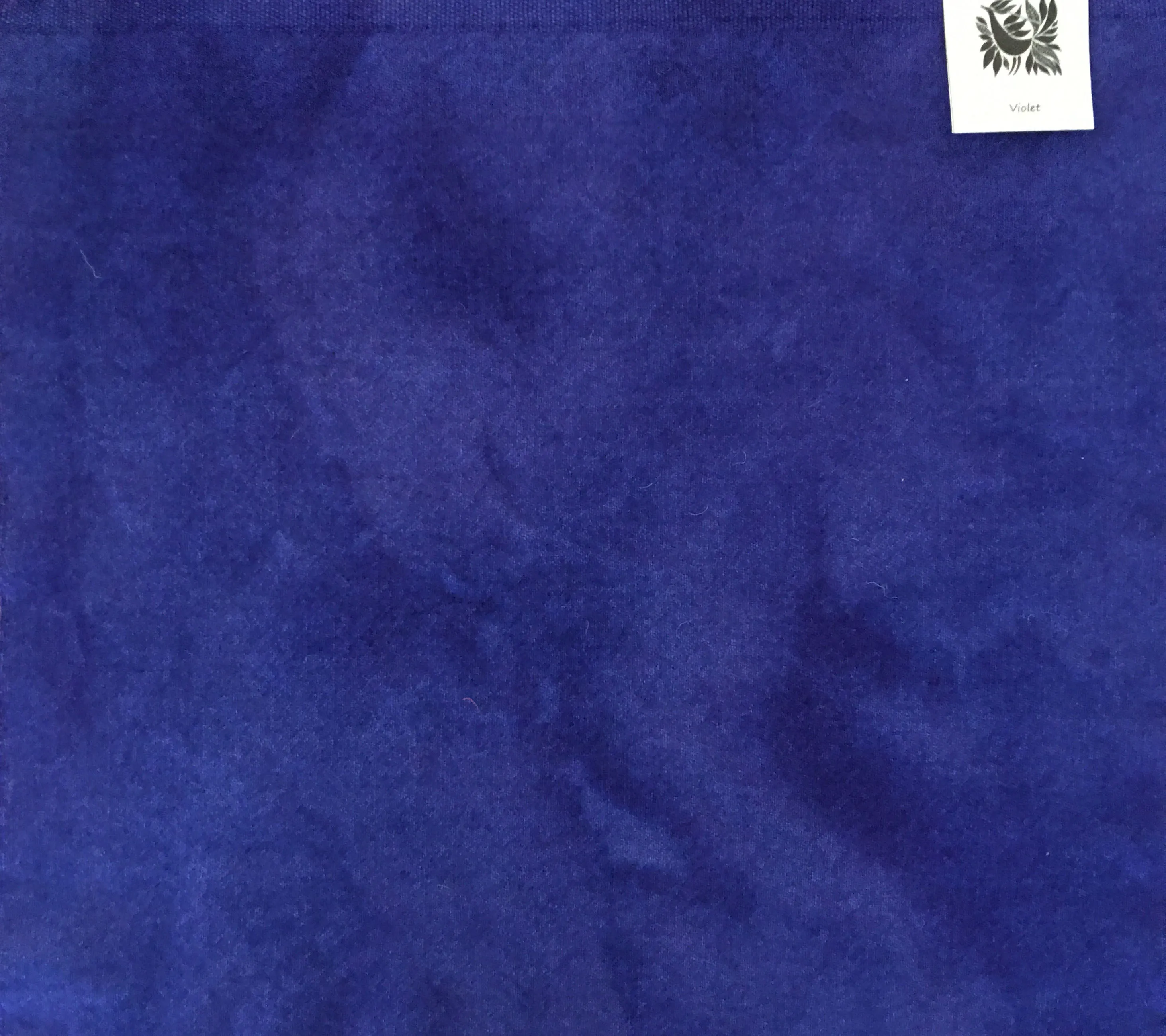 VIOLET Hand Dyed HALF YARD Wool Fabric for Wool Applique and Rug Hooking