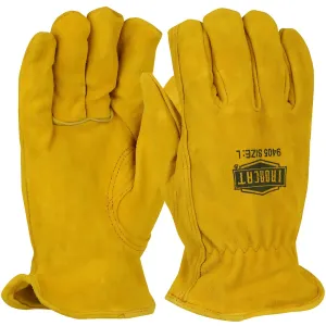 West Chester 9405/2XL Premium Grade Split Cowhide Leather Drivers Glove - Keystone Thumb