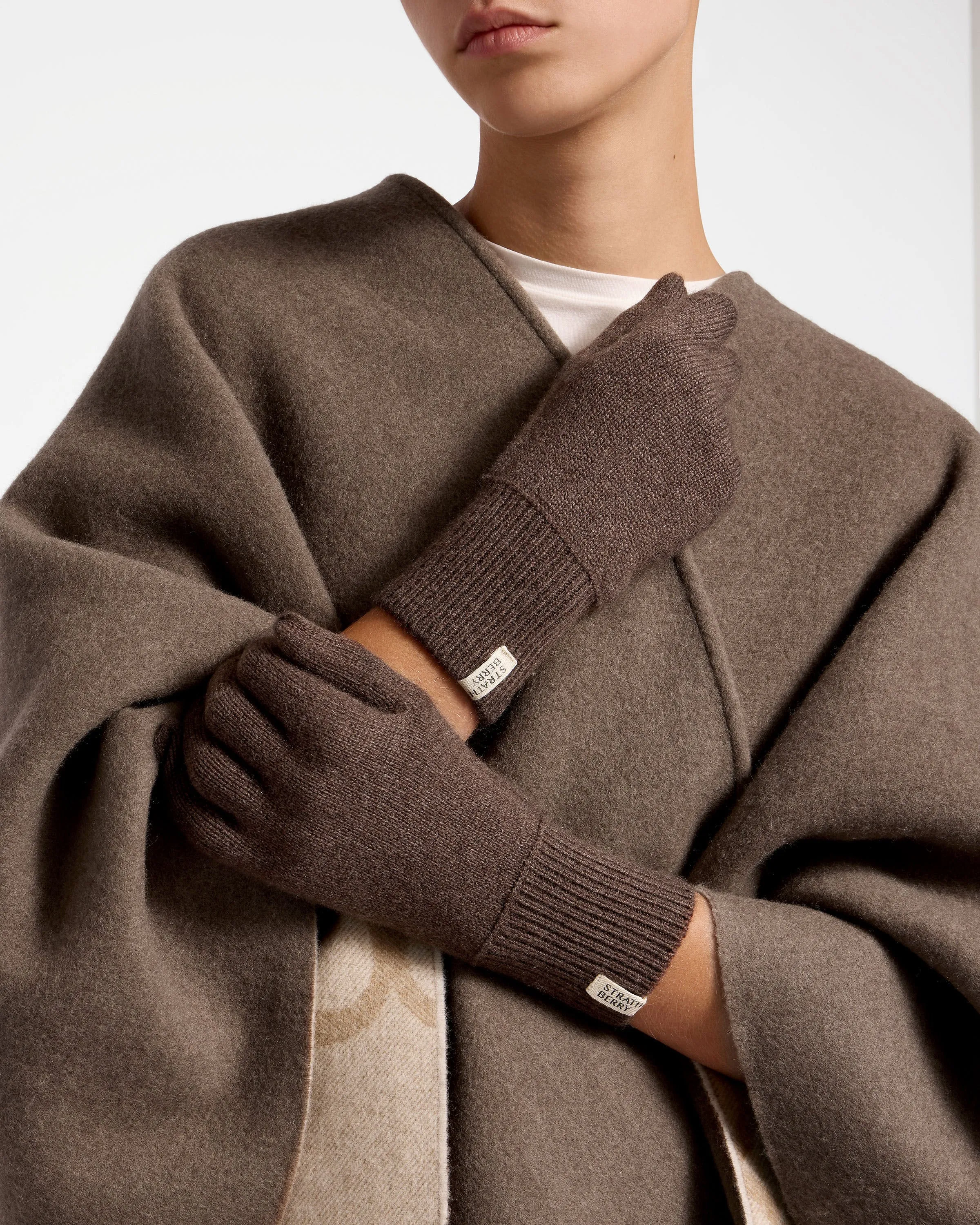 Westray Cashmere Gloves - Coffee