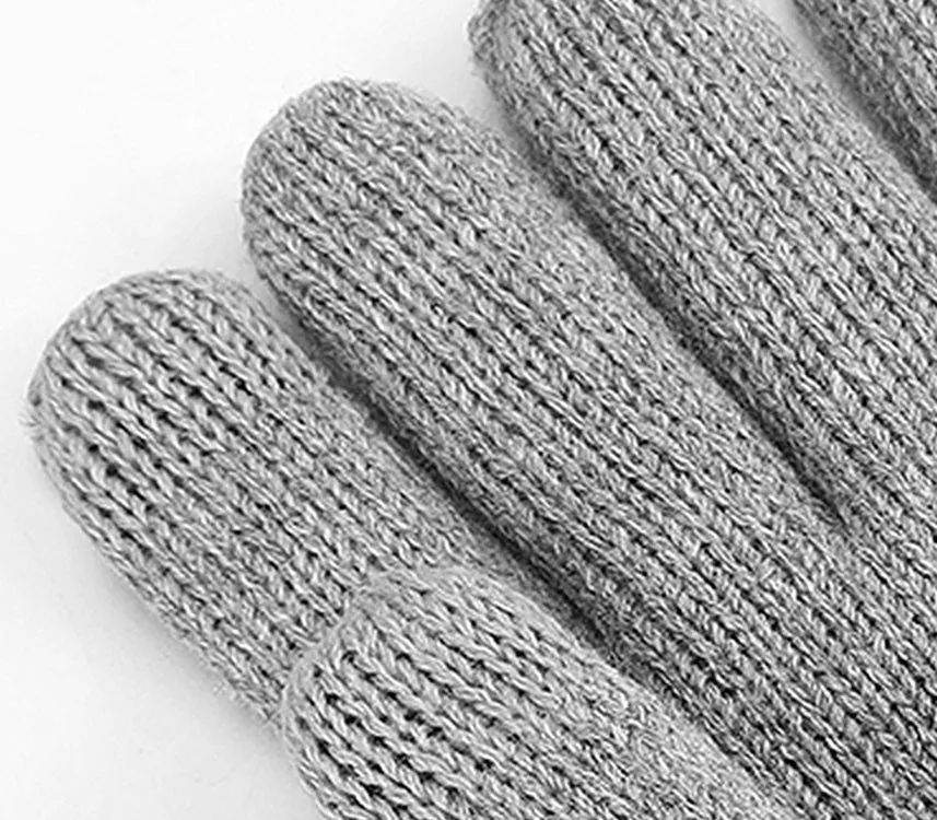 Windproof Outdoor Full Finger Touch Screen Gloves XL-Gray