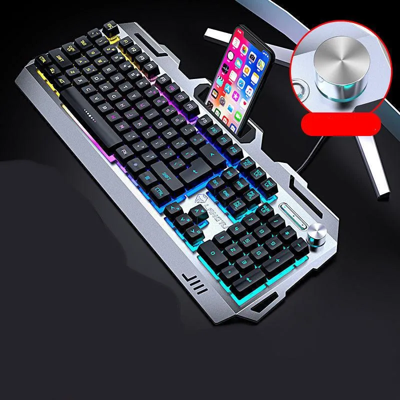 Wrangler Real Manipulator Keyboard Notebook Desktop Computer Wired Gaming Gaming Mouse Headset Three-piece